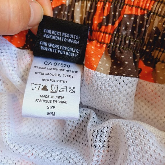 👓3/$40 NWT! Ripzone Boy's Army Camo Swim Trunks/Shorts (3554) - Picture 5 of 8